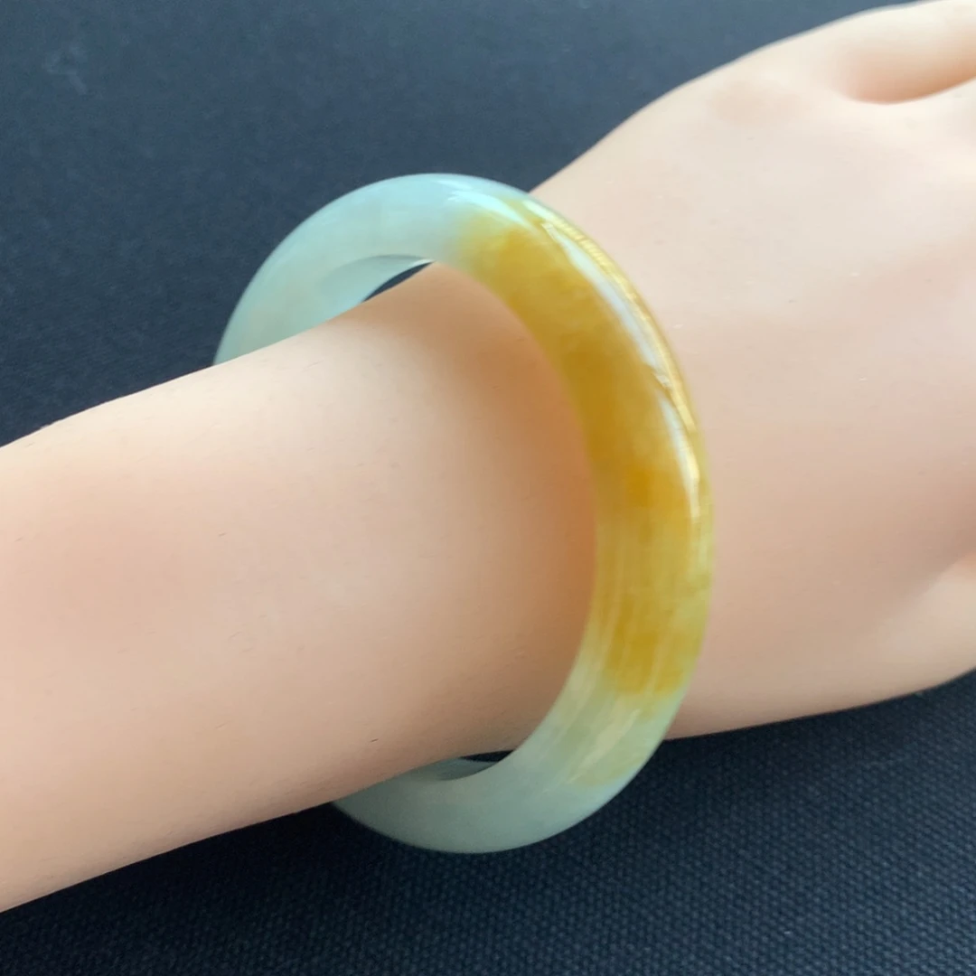 翡翠未镶嵌手镯96号