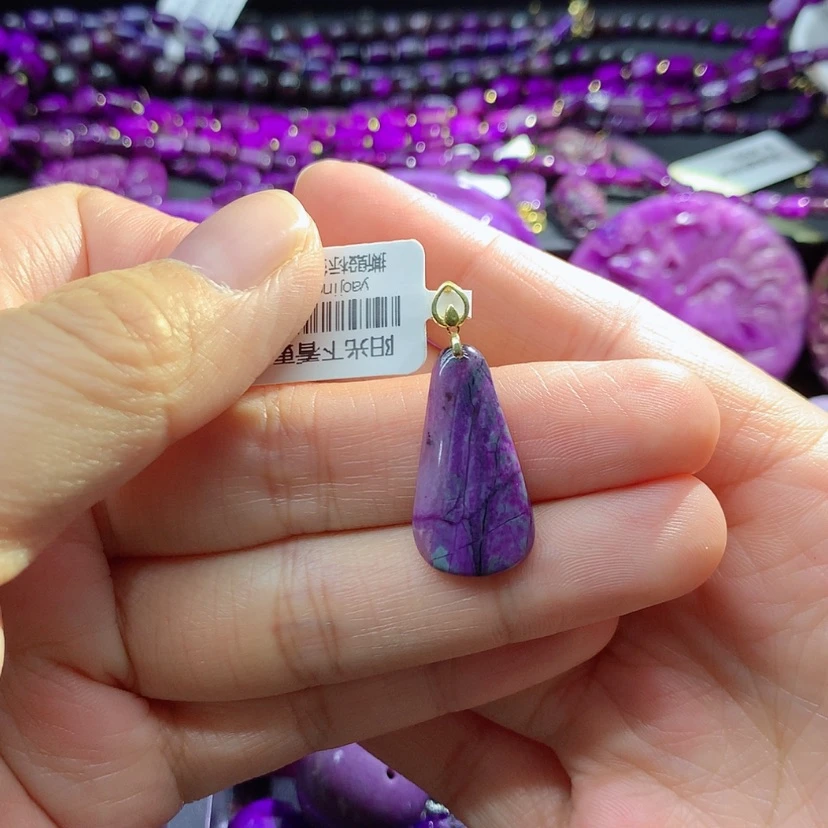 【闪购商品】苏纪石（舒俱来）18K金镶嵌吊坠