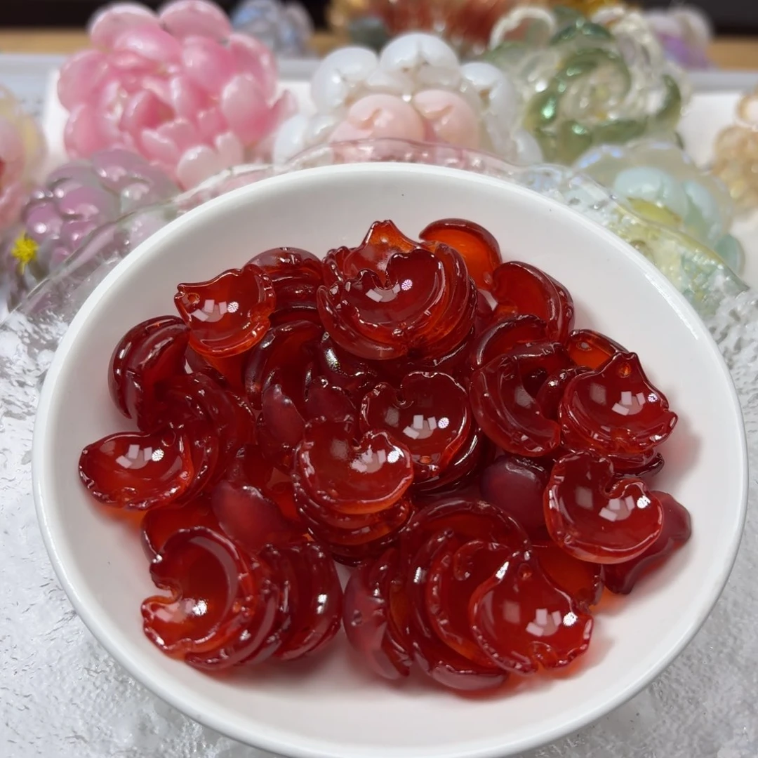 琉璃26号磨砂勺药一百个