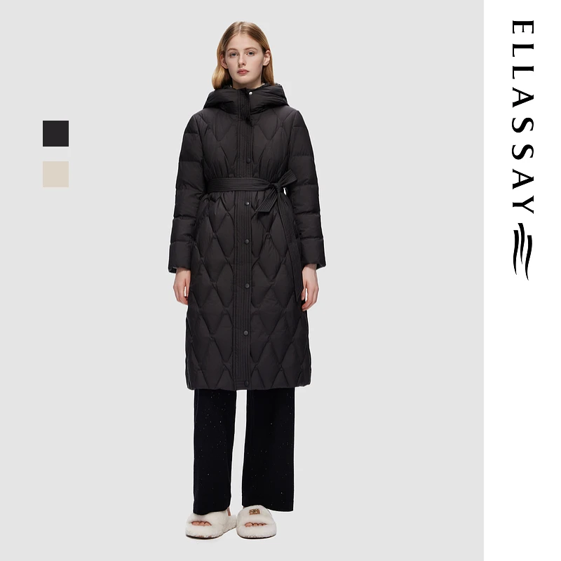 【粉丝专享】ELLASSAY歌力思气质风羽绒服女EWD353L02100