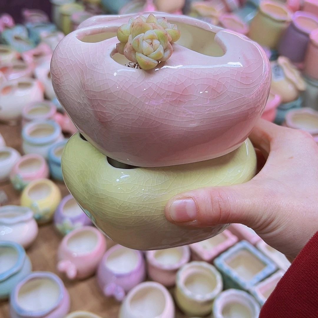 陶瓷花盆当场凑满12包邮