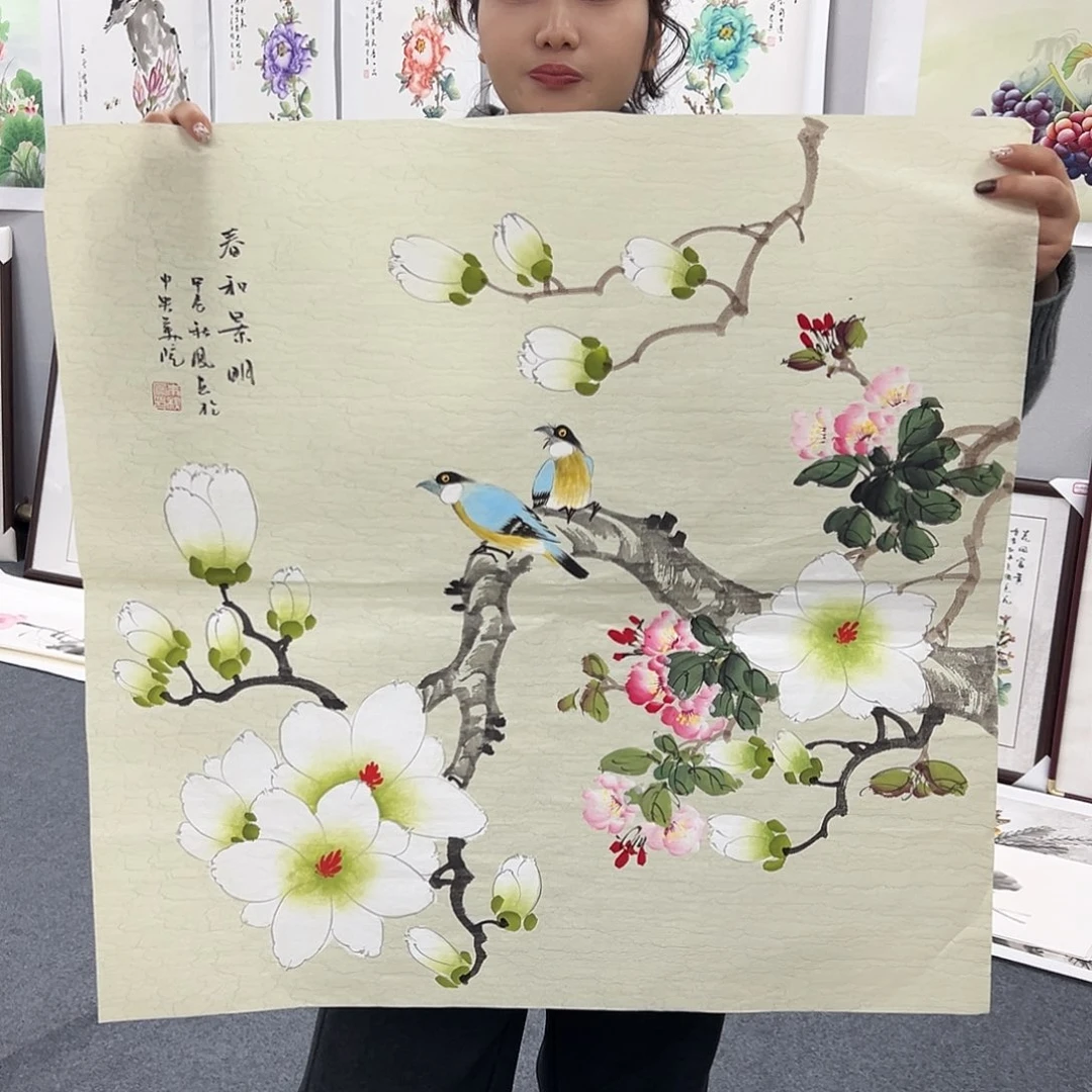 国画手绘国画作品大捡漏!!!