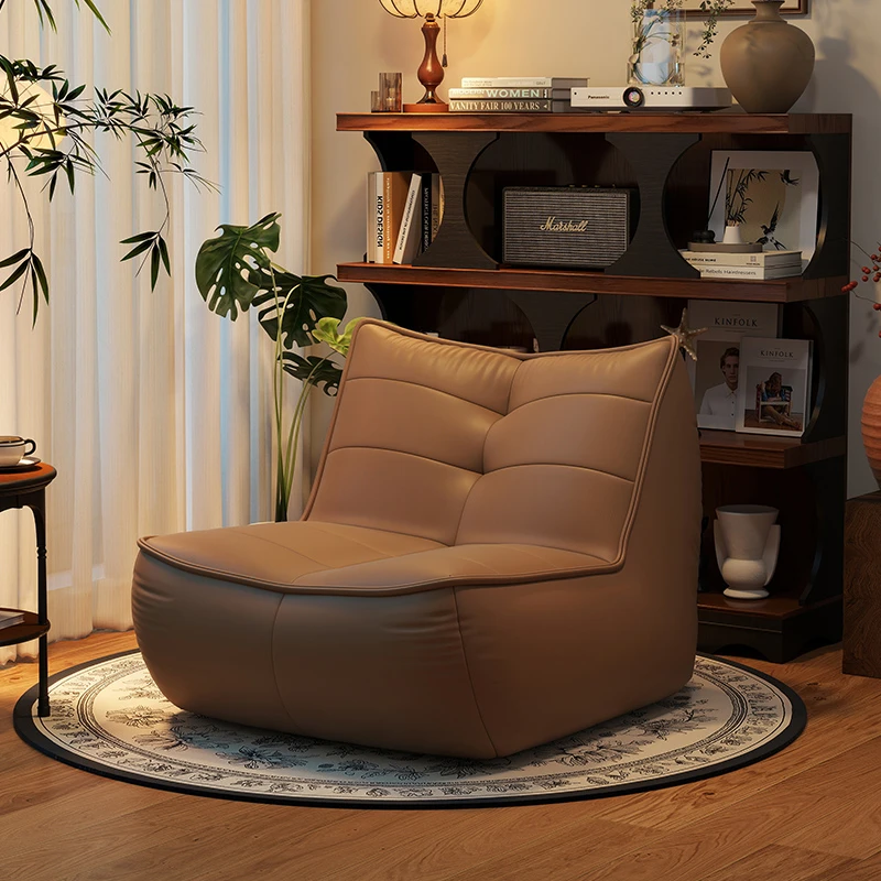 懒人可坐单人榻榻米小可躺可睡网红房间休闲中古风家具