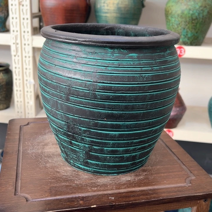 16.8-1高20口20复古绿水缸