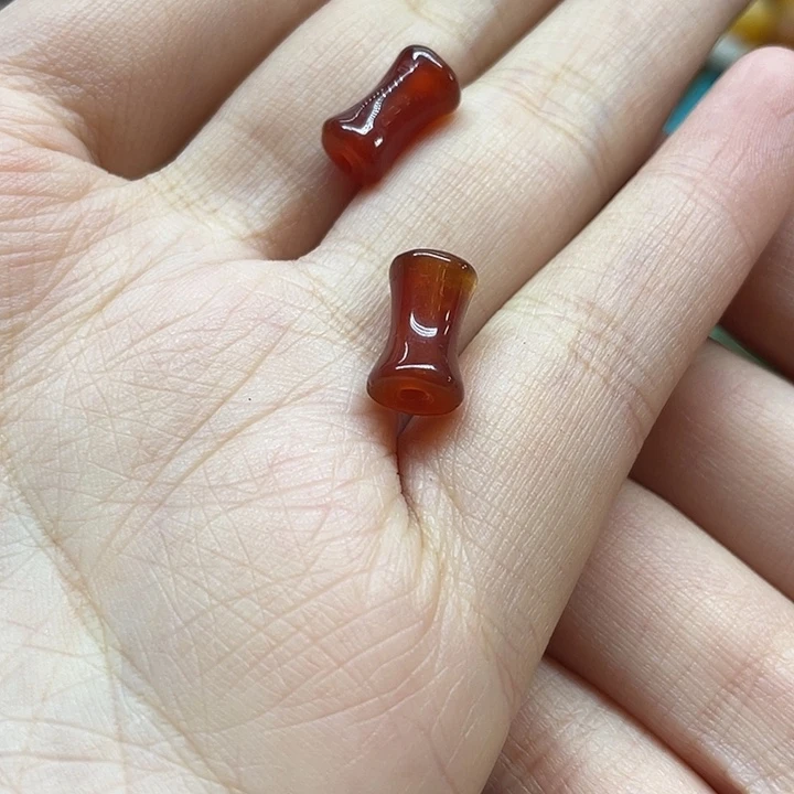 玛瑙/玉髓未镶嵌玛瑙项链。手链珠子