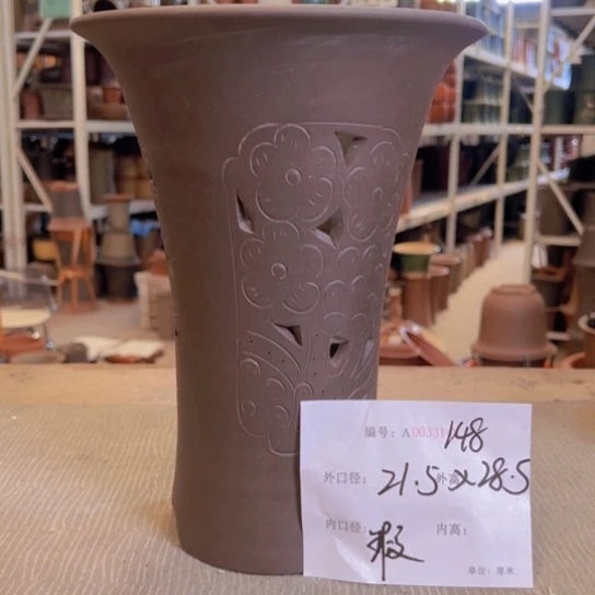紫砂花盆紫紫砂盆