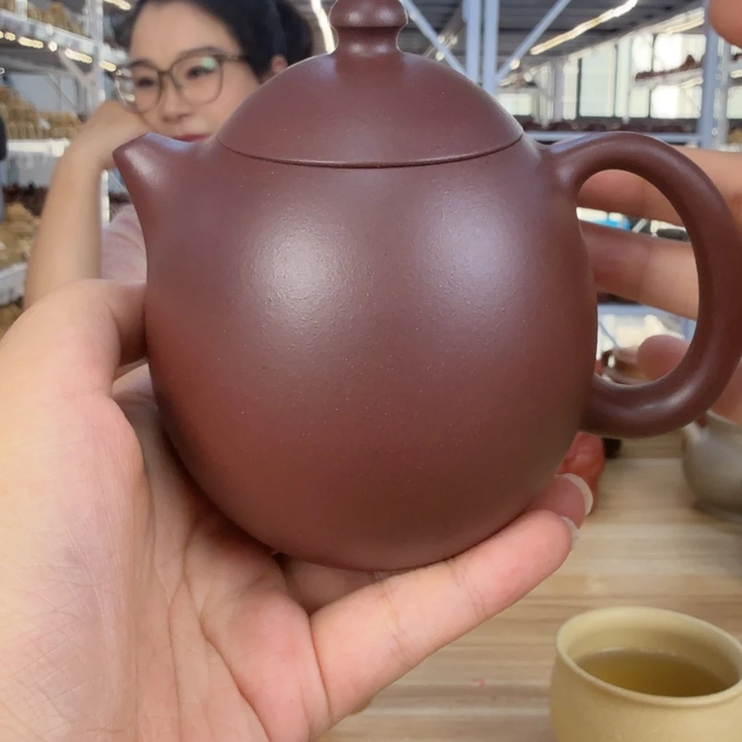 茶壶紫砂宜兴原矿紫砂老紫泥300
