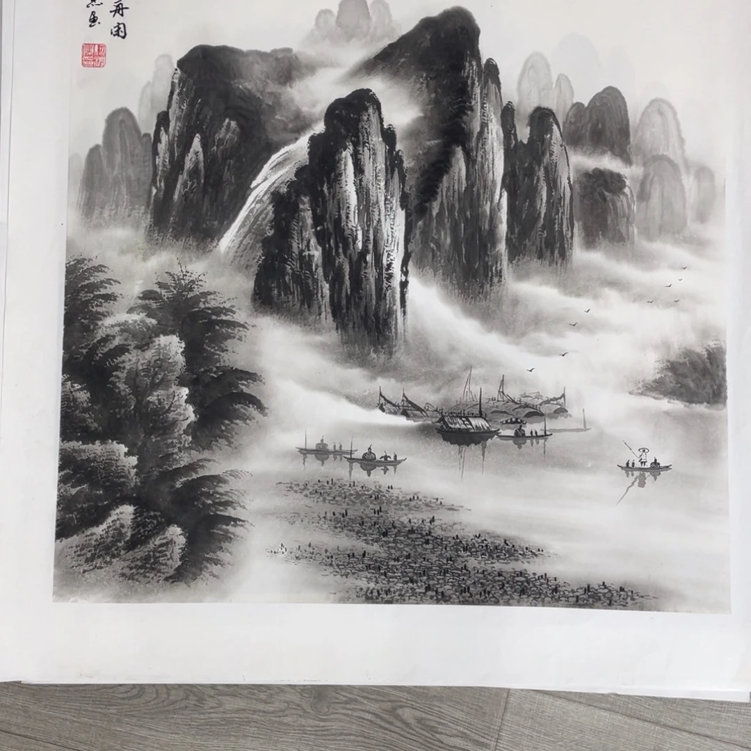 国画何润杰老师作品欣赏