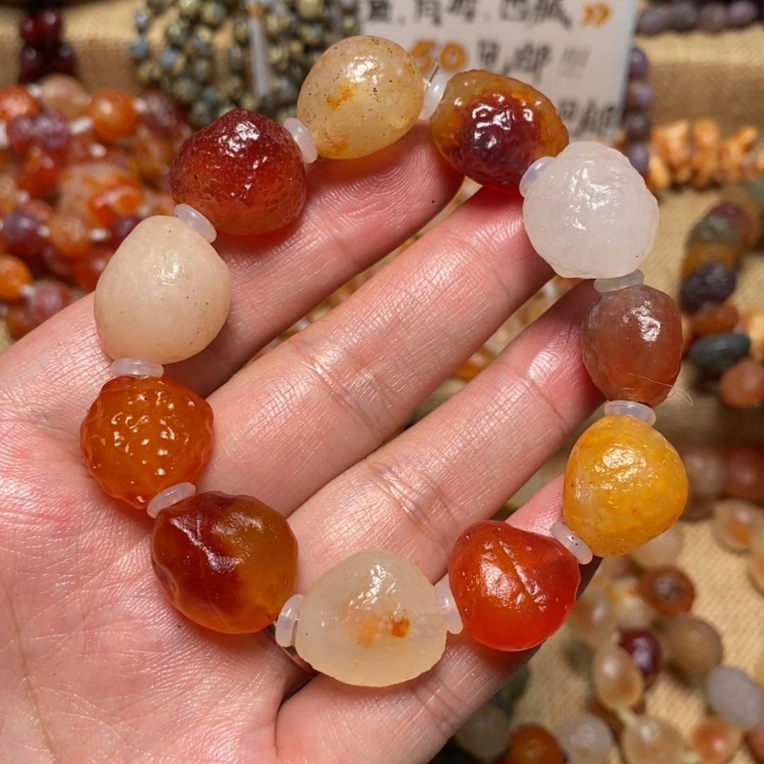 合金手链玛瑙/玉髓