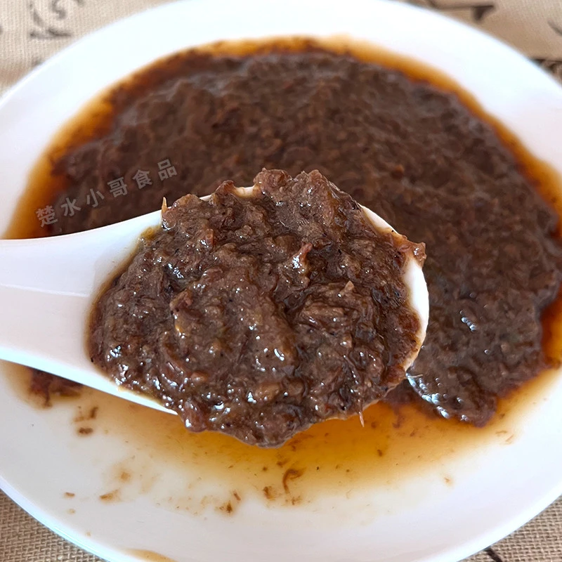 盐城麻虾酱*瓶料大丰苏北特产即食源悦海鲜火锅酱虾米酱海安口味