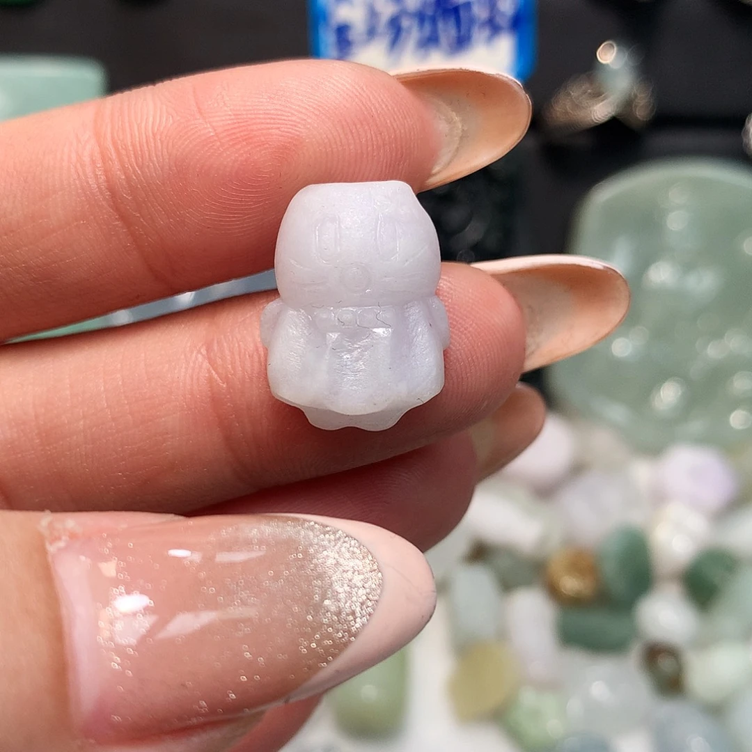 翡翠未镶嵌颈饰毛货小猫