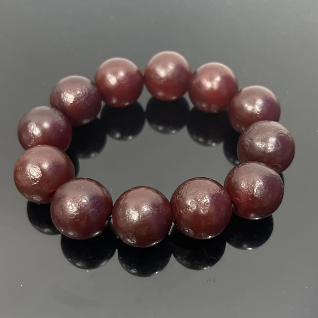 珍藏高阶血l子玛瑙手串SS级2.0S3
