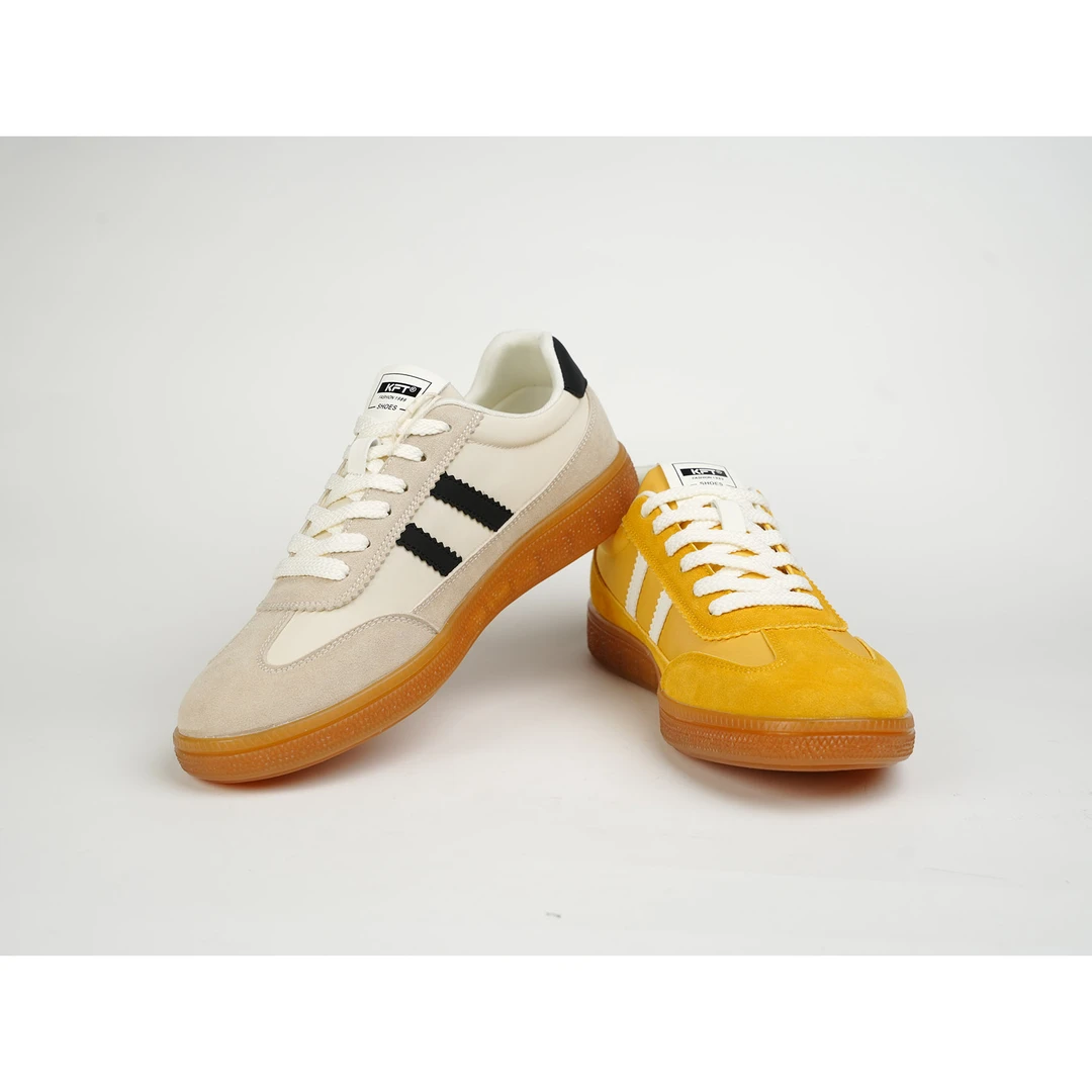 KFT脚王德训鞋男款2025新款爆款夏季轻薄透气休闲圆头平跟男板鞋