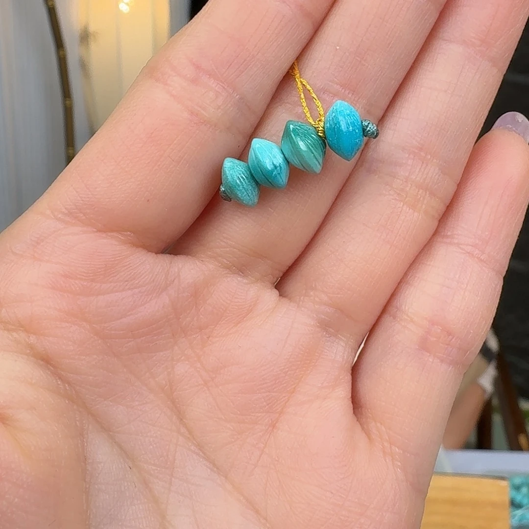 绿松石未镶嵌挂件