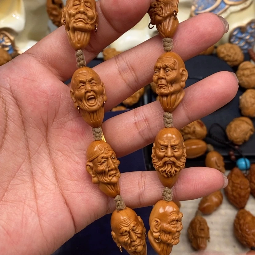 【闪购商品】橄榄核吊坠橄榄手工雕刻工艺