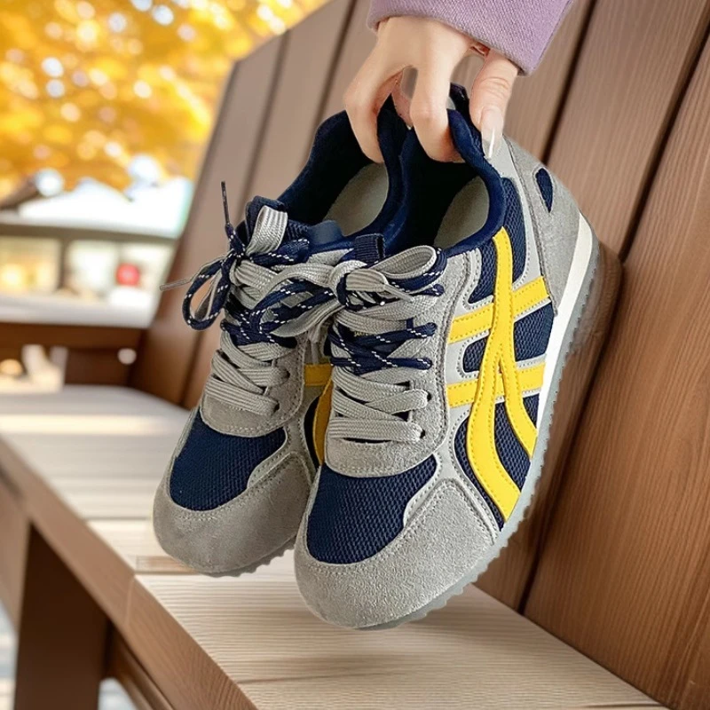 韩版减龄舒适网面透气阿甘鞋女2025夏秋新款百搭时尚软底运动鞋潮