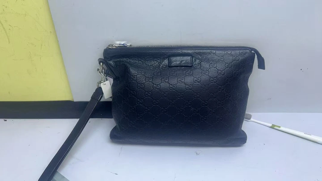 95新 GUCCI/古驰 古驰黑色手拿包