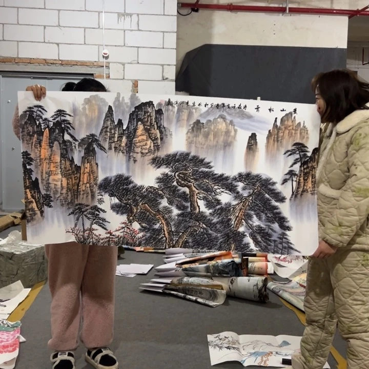 这个是手绘画的图啊我要看一下