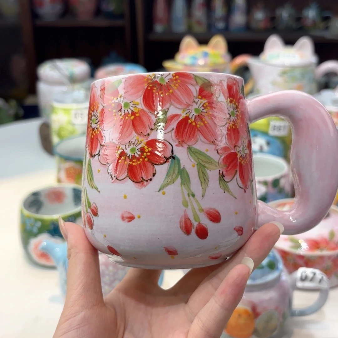 景德镇手绘高温釉下彩陶瓷茶具