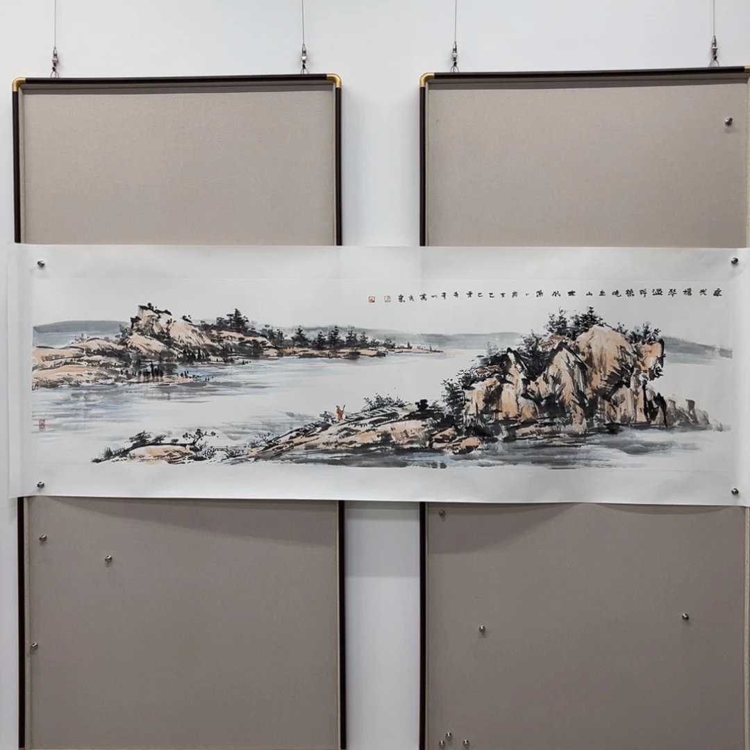 国画艺术家真人手绘