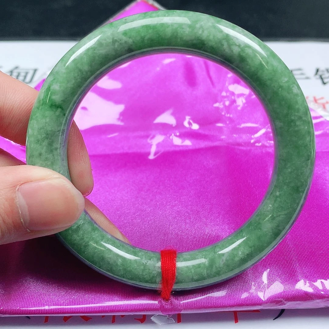 翡翠手镯未镶嵌圈56