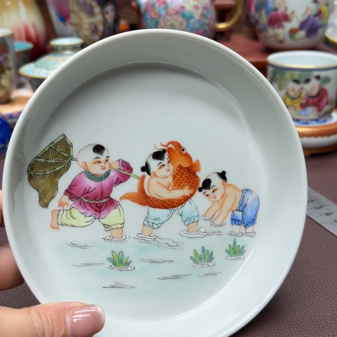 瓷片景德镇仿古手工制作精品展示