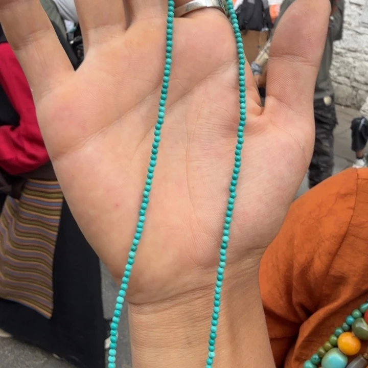 合金绿松石手链松石