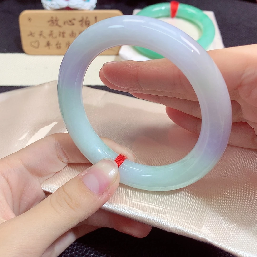 翡翠未镶嵌手镯1215