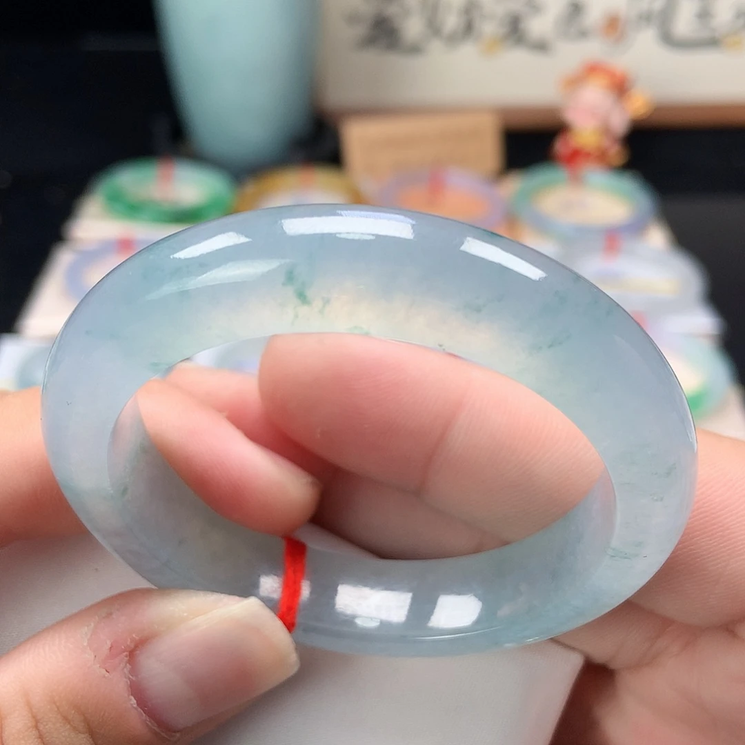翡翠未镶嵌手镯130号
