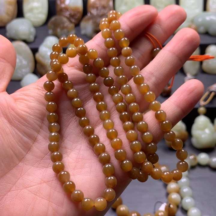 和田玉未镶嵌项链