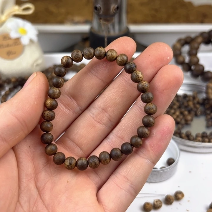 沉香手串圆珠单圈6mm