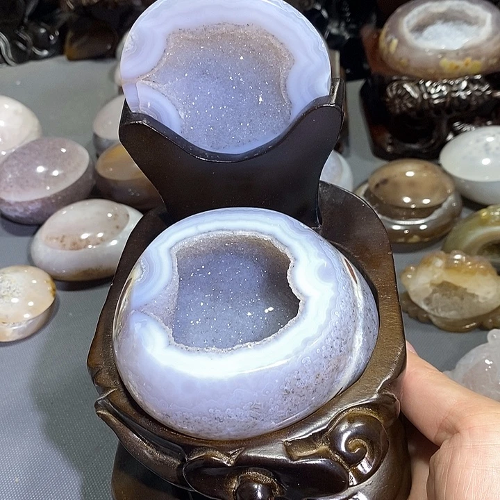水晶摆件未镶嵌聚宝盆