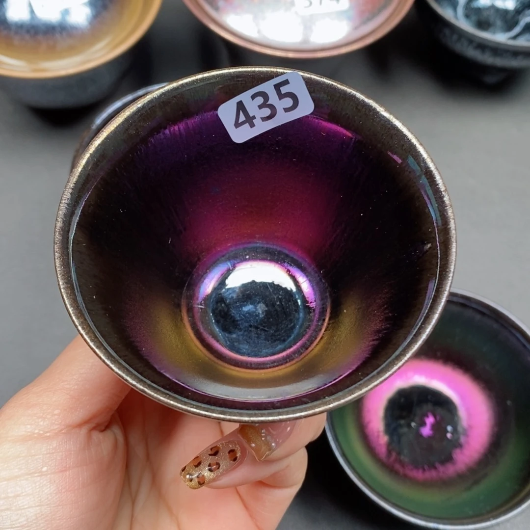 茶盏白*建窑建盏主人杯435