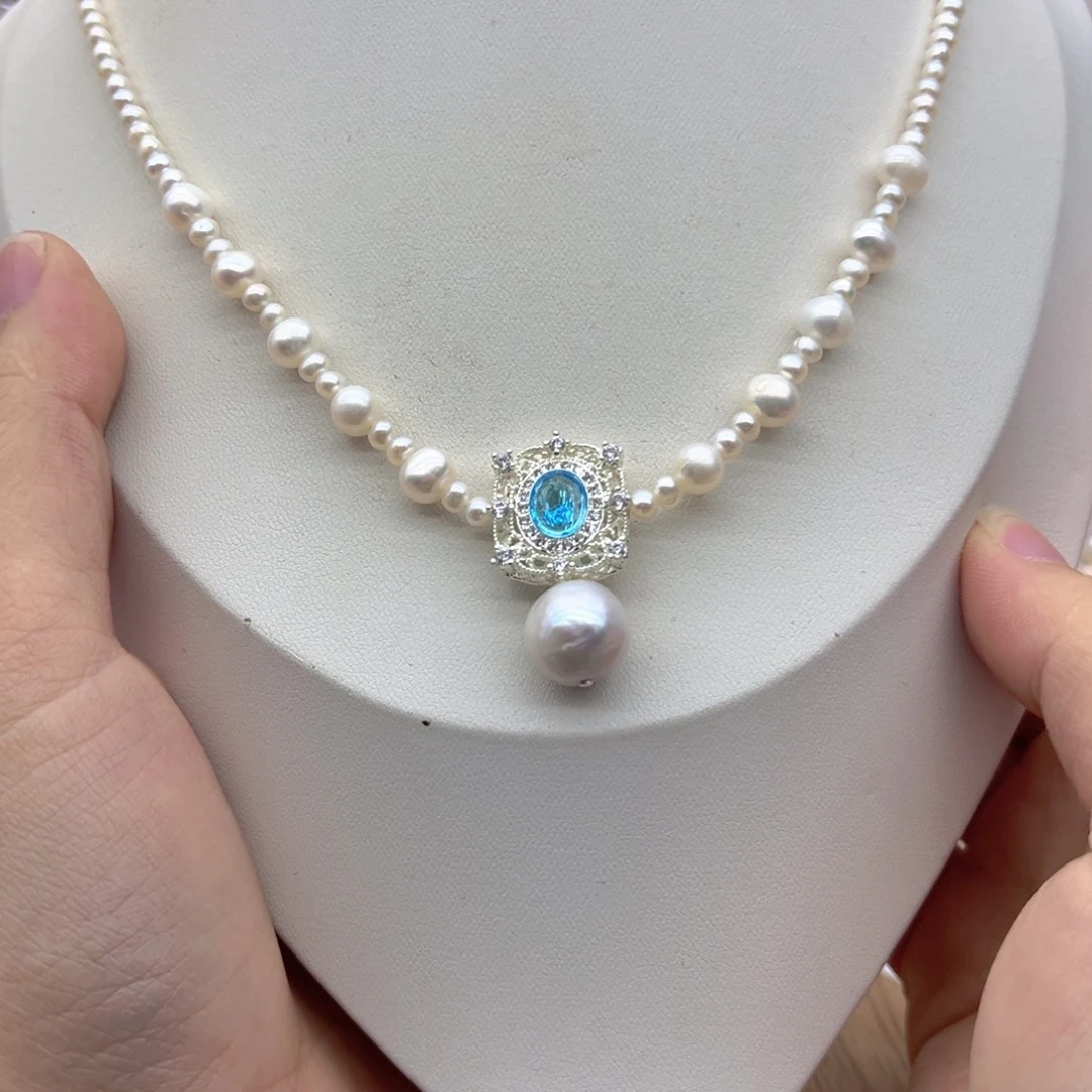 颈饰未镶嵌淡水珍珠