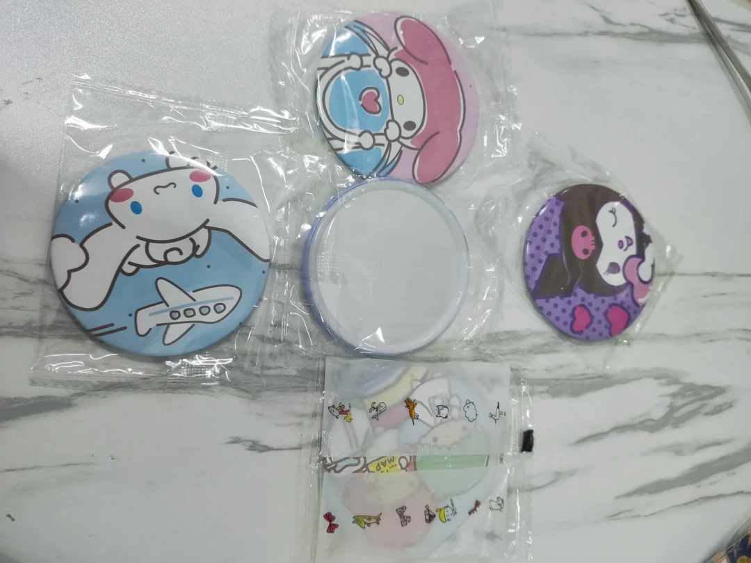 （5个）卡通款小镜子小巧易携带可爱