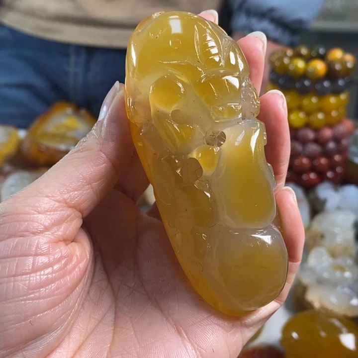 玛瑙/玉髓吊坠(不含链)未镶嵌