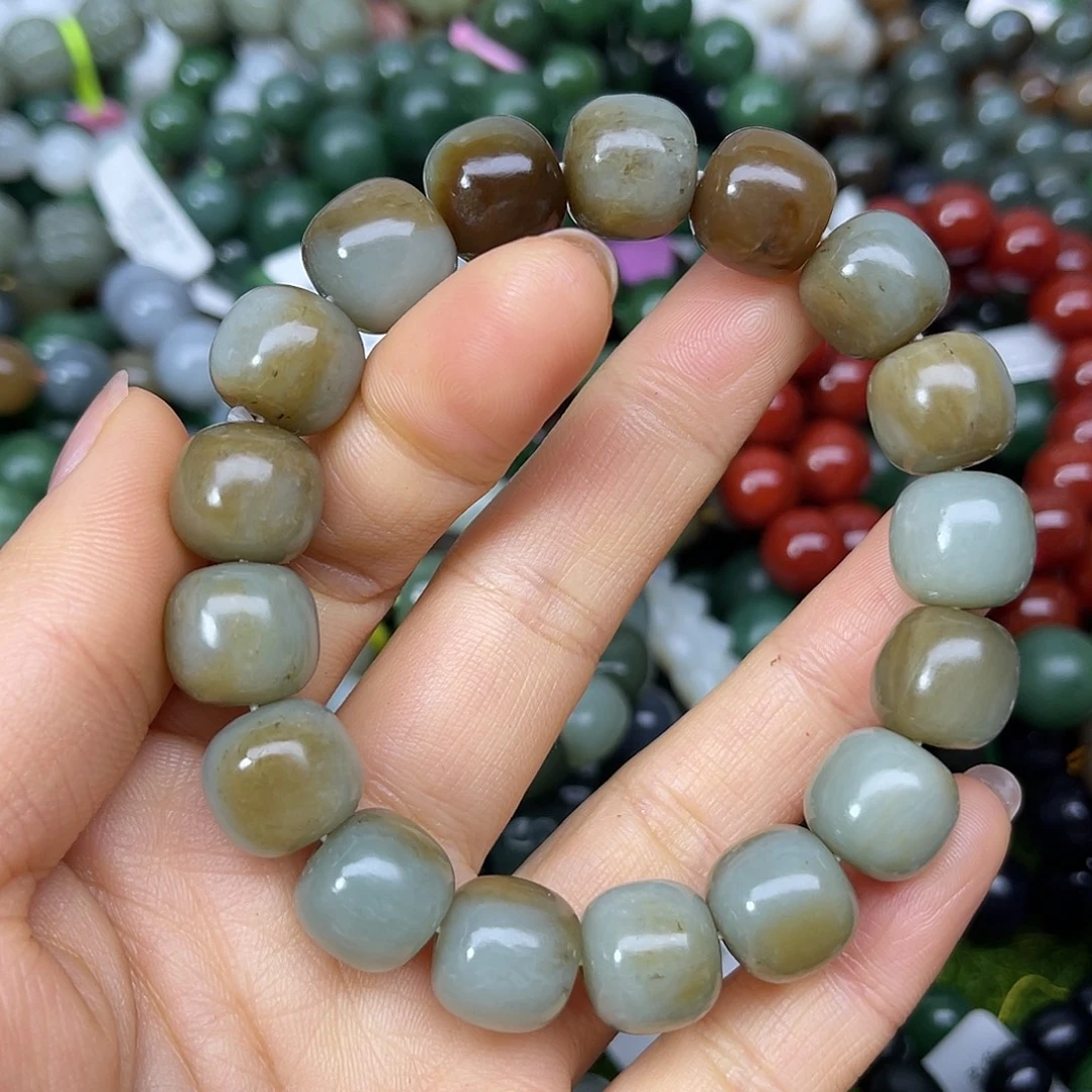 和田玉未镶嵌手链