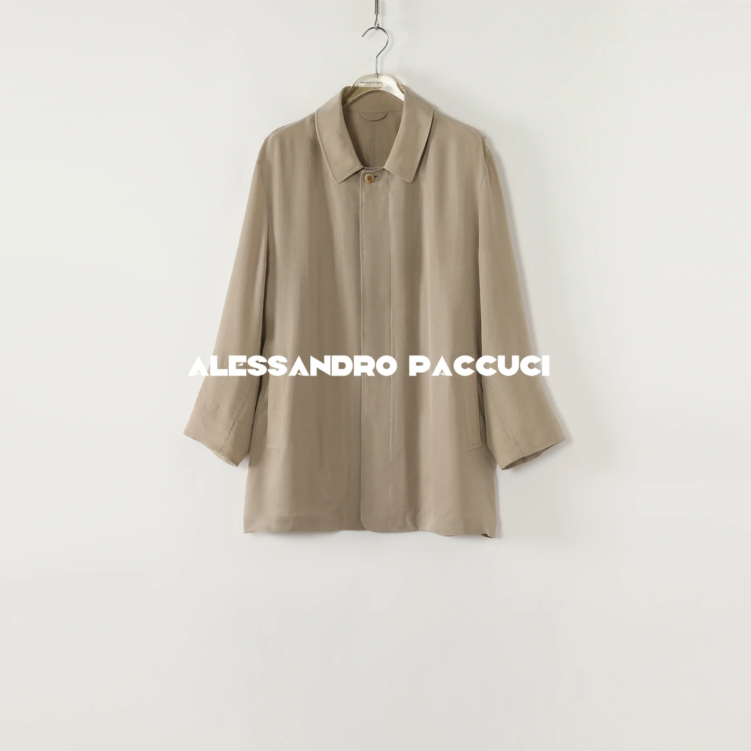 AP洛哥52009FY【黑标/限量】韩国进口铜氨翻领两色气质时尚百搭风衣