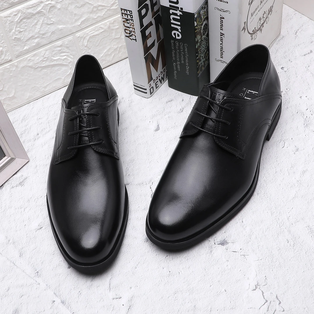 A280-黑色德比鞋正装皮鞋男士韩版皮鞋休闲皮鞋Z80235080