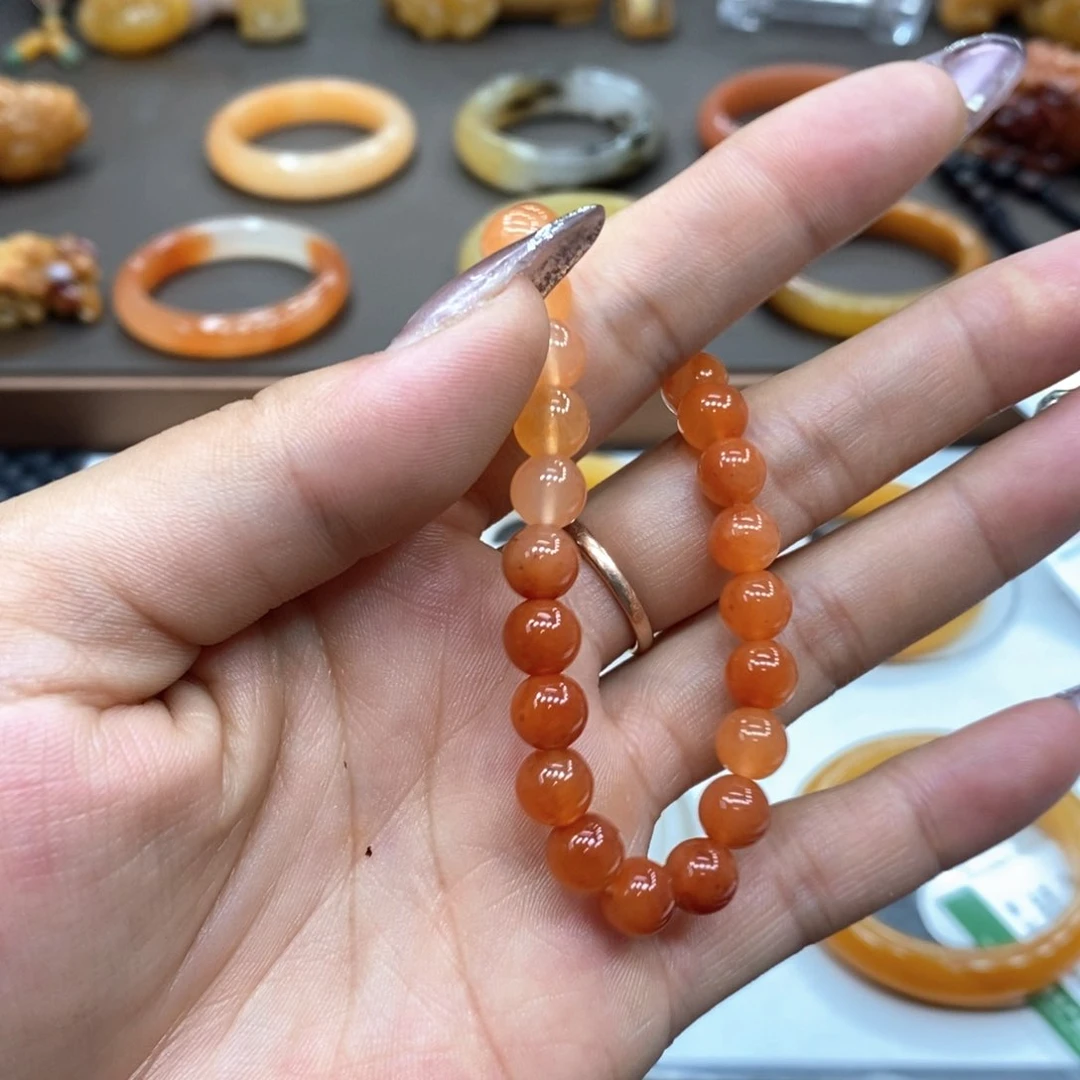 未镶嵌手链石英岩玉