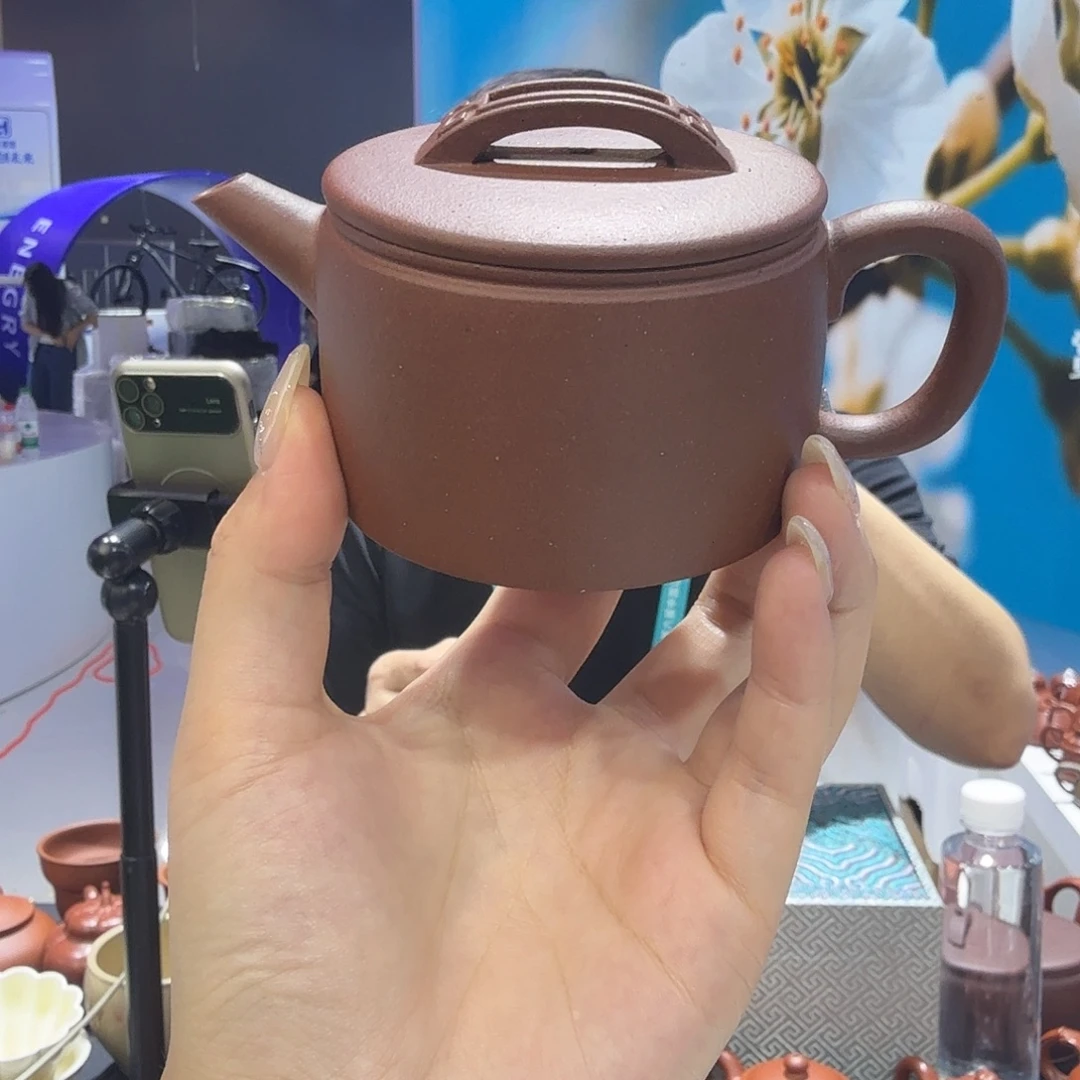 紫砂茶杯紫泥汉瓦    150CC