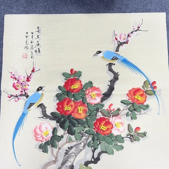 国画国画作品宣纸纯手绘