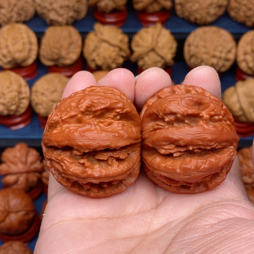 把件文玩核桃手捻野生精品至尊粗筋霸王龙