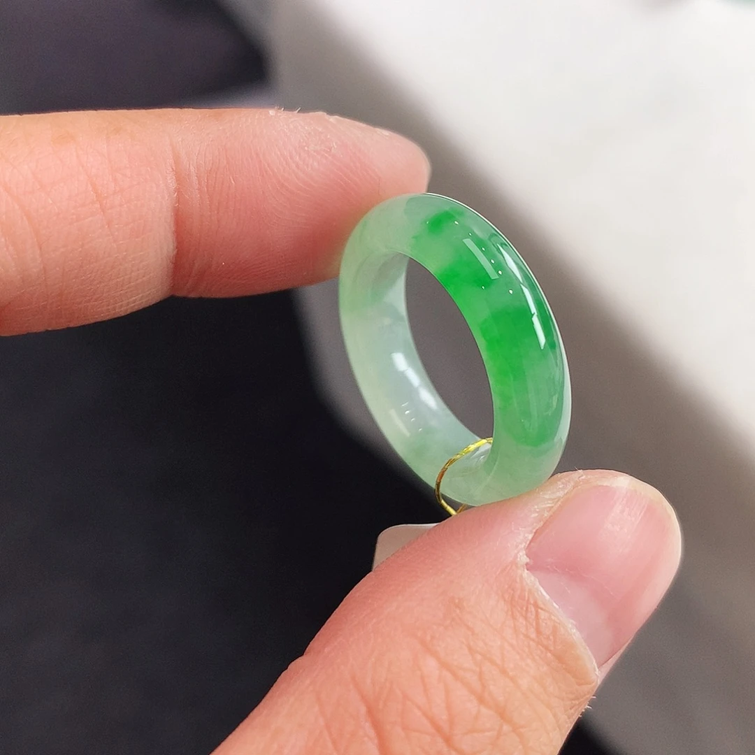 翡翠未镶嵌戒指12-13号