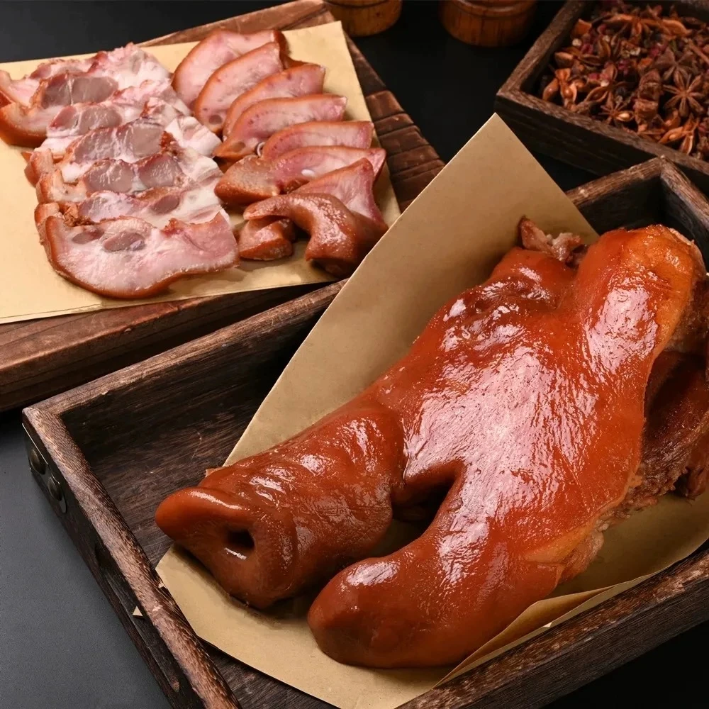 乐佰晟酱香猪头肉男士下酒菜搭档，常温保存，开袋即食，软糯不腻