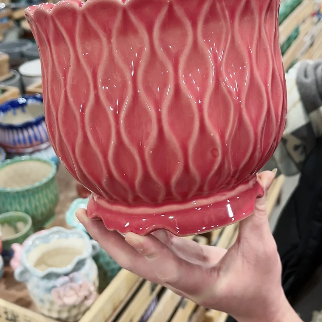 【闪购商品】陶瓷陶瓷多肉植物花盆