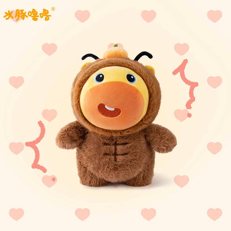 多爱正版水豚噜噜毛绒玩具创意搞怪蟑螂豚鼠玩偶联名周边公仔礼物