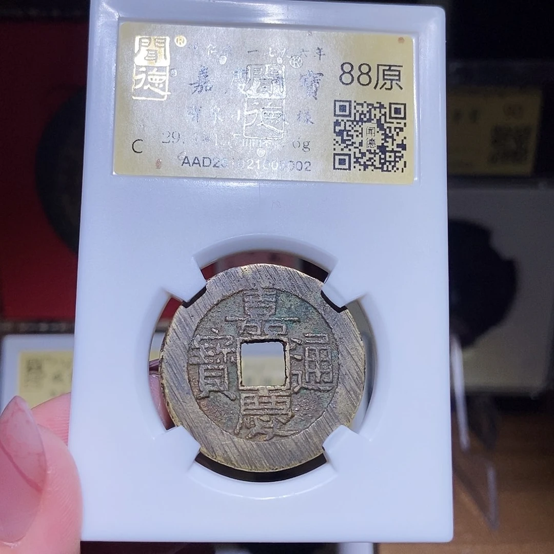 铜枫***?永通文化 清 嘉庆通宝大样3002L