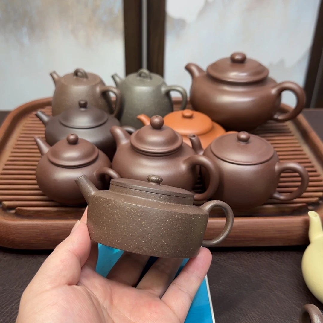 K***杨紫砂茶壶大水潭天青卧轮禅师微瑕