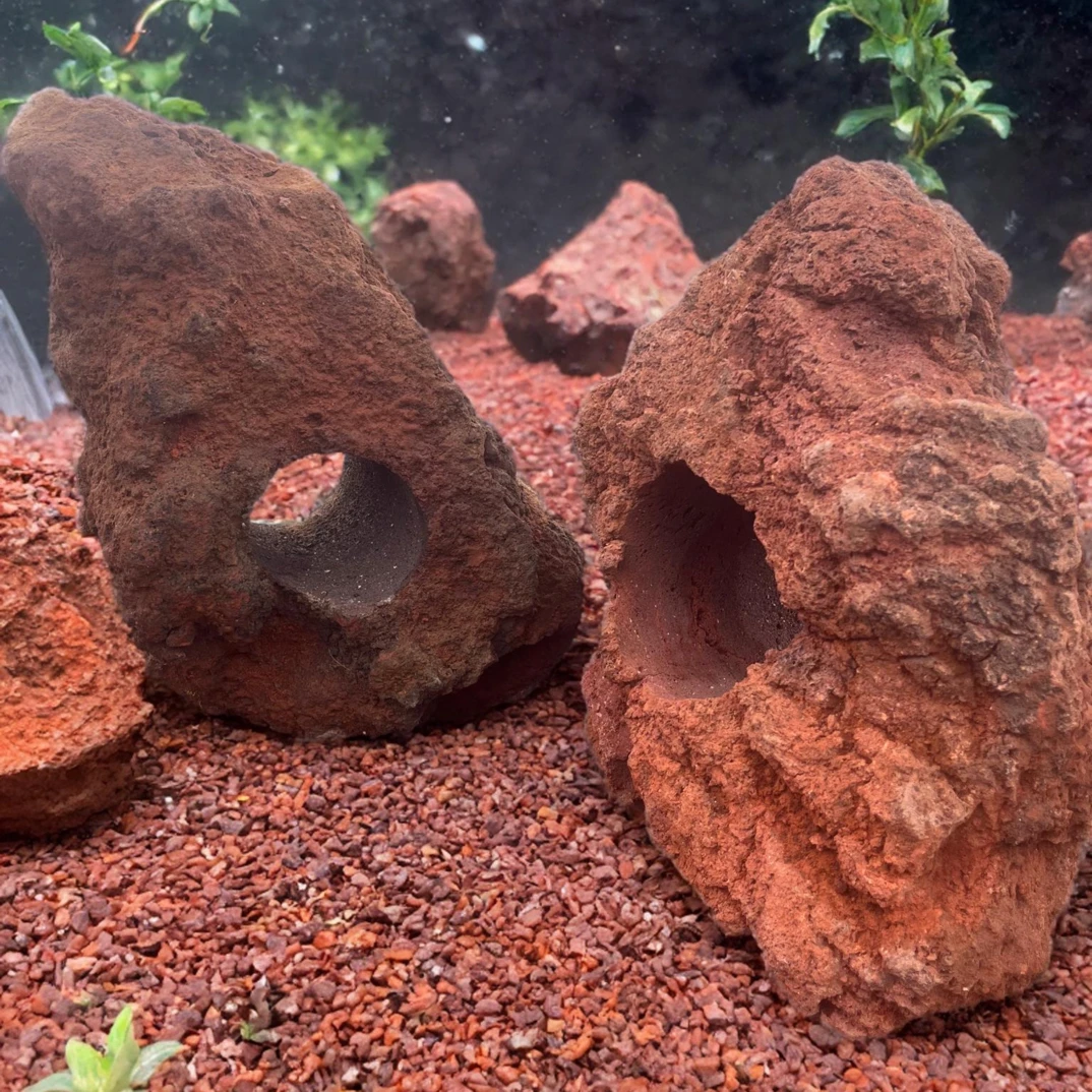 鱼缸天然过滤材料火山石水族造景滤材鱼缸专用大原石火山石